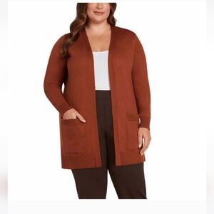 Matty M Ladies Boyfriend Cardigan - RED